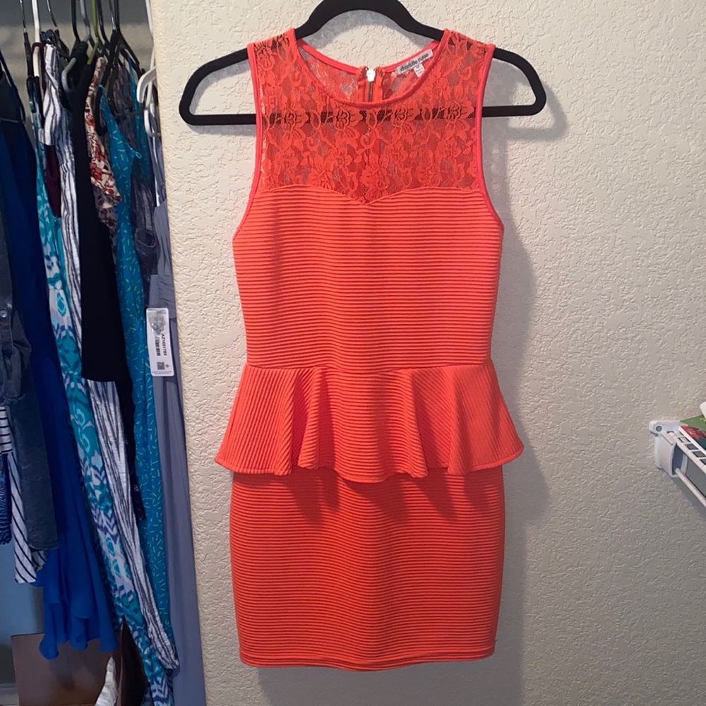 Peplum dress